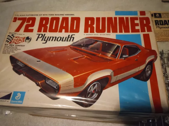 Mpc 72 Roadrunner R.t.s Showcar Kit  Rare Vintage Mopar Hemi