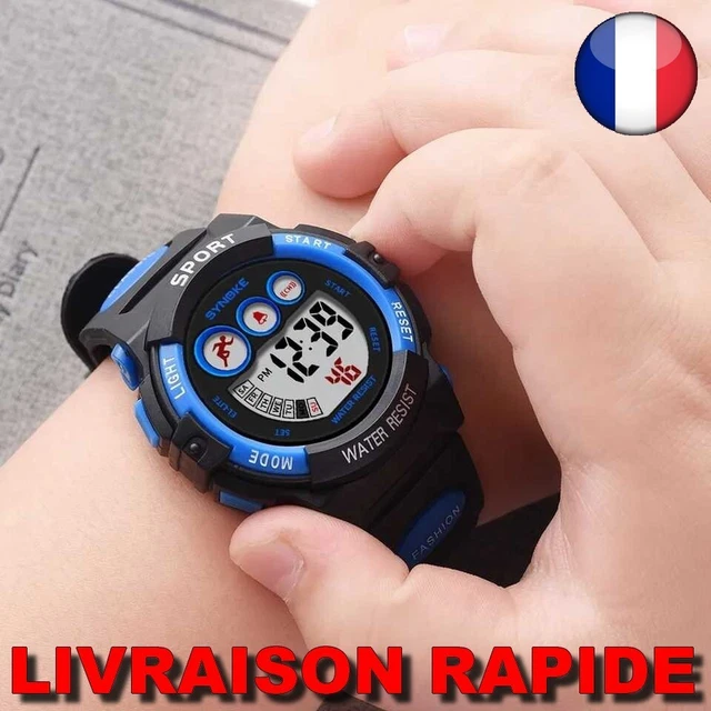 Montres de sport étanches pour enfants, montre SpidSuffolk