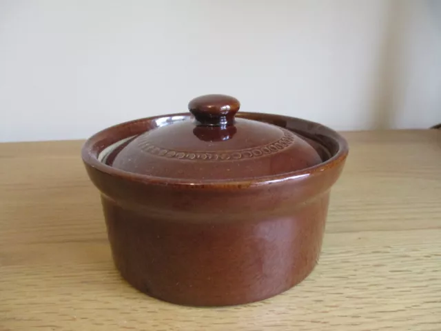 Pearsons Of Chesterfield Casserole Hotpot Dish & Lid Individual Vintage 1/2pt C