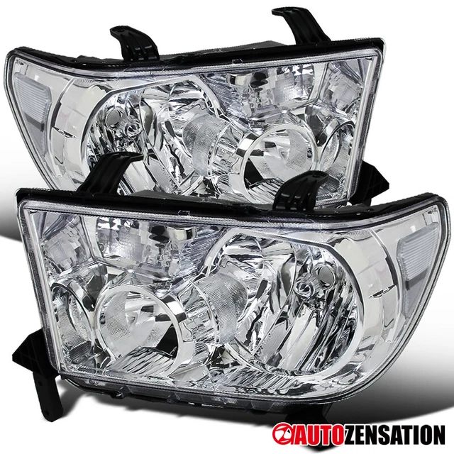 Fit 2007-2013 Toyota Tundra 2008-2017 Sequoia Headlights Head Lamps Left+Right