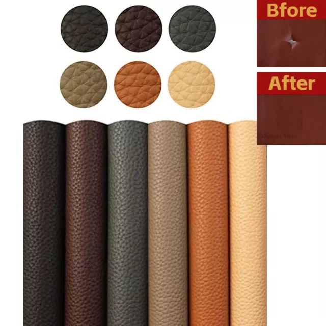 Self-adhesive Leather Repair Patch Refinisher Cuttable Sofa Repair