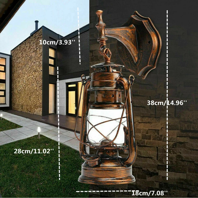 Wandleuchter- Licht Antik Retro Vintage Industriell Wandleuchten Garten Lampe