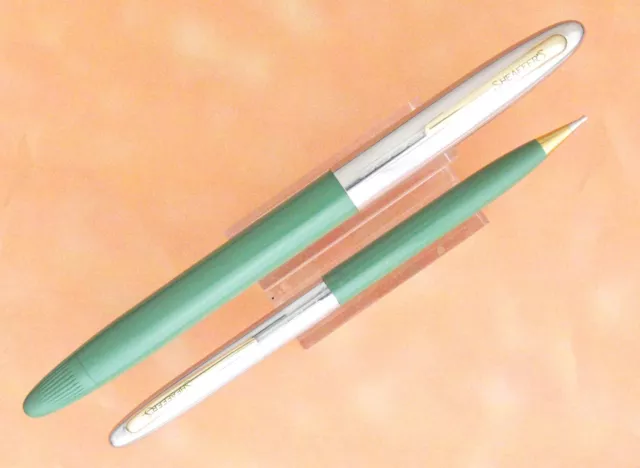 Sheaffer Snorkel Sovereign Set in Sage Green - Beautiful!