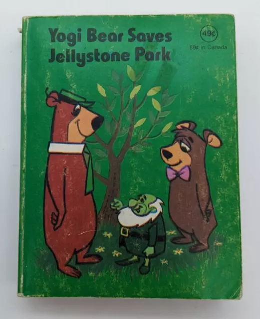 1977 Yogi Bear Saves Jellystone Park Little Book Durabooks SC Comic Strip Story