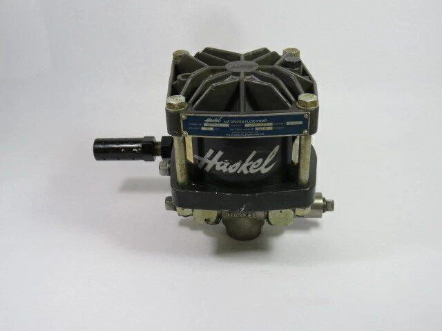 Haskel Air Driven Fluid Pump 1.5HP 80RPM 25:1 Ratio 150PSI 4000PSIG USED