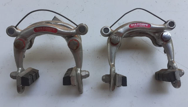 Paire De Freins Vélo Course UNIVERSAL Mod. 125 | Avant/Arrière | Argent Fabriqué Italie