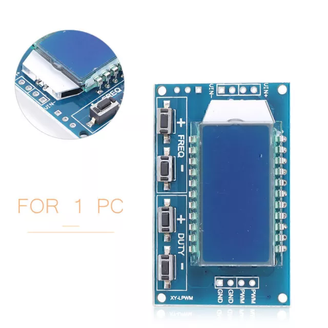 1 x 2 way Independent Signal PWM Generator  Adjustable  frequency/Duty Cycle