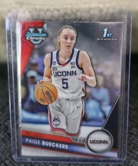 PAIGE BUECKERS 2025 1st Bowman U Chrome Basketball Base 90 UConn
