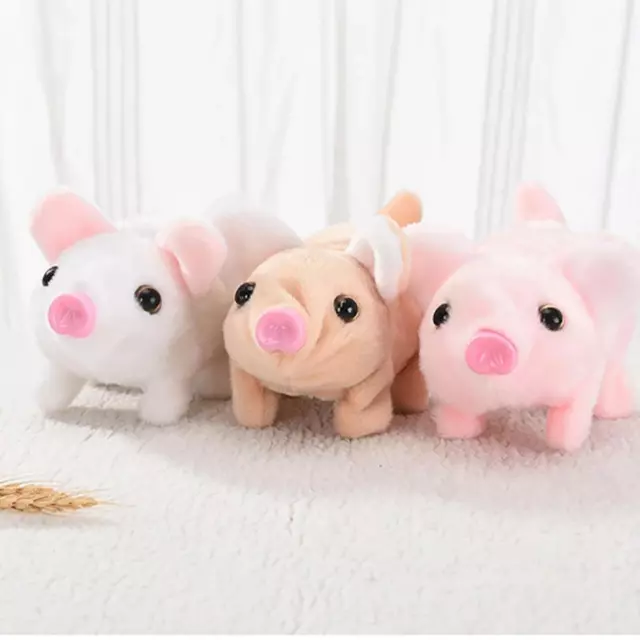 Plüschtier Schwein elektronisches Spielzeug Schweinchen lebensecht interaktives Ferkel Haustier Spielzeug mit