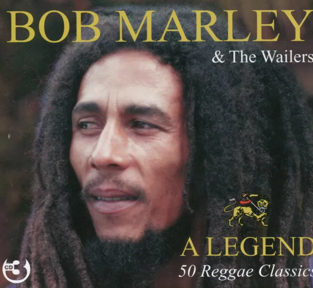 Bob Marley The Wailers A Legend 50 Reggae Classics 3 Cd Box Set Soul Rebel +more