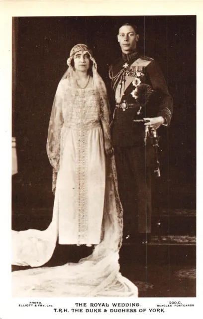 Postcard Royalty  Duke & Duchess Of York  The Royal Wedding