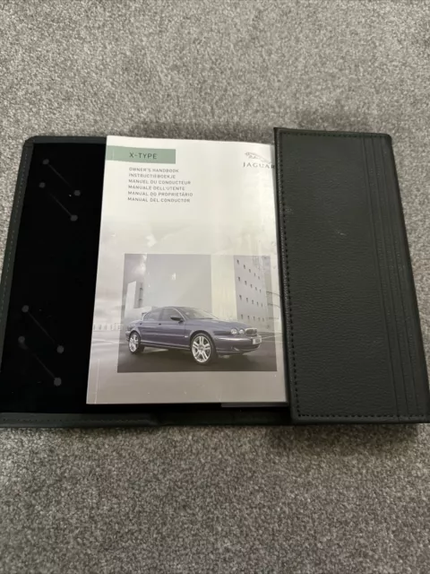 Jaguar X Type Owners Handbook Manual Book Pack Wallet