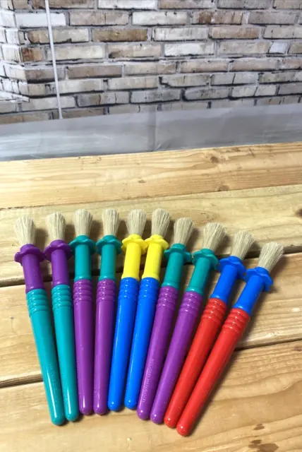 Fiskars Kids Paint Brush Set Of 6 Craft Brushes multicolors