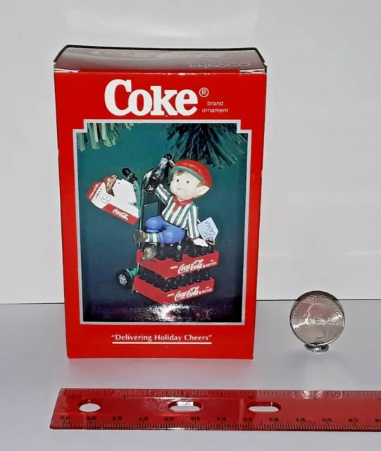 Enesco Coca-Cola Brand Ornaments Coke - Delivering Holiday Cheers # 177318