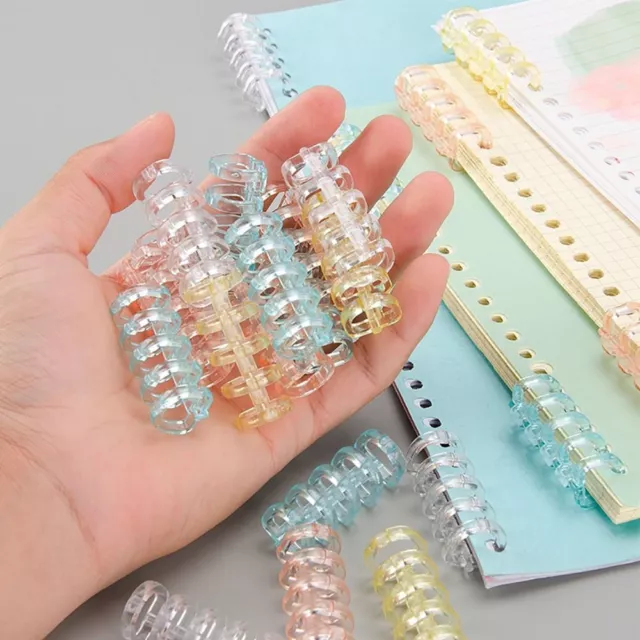 10Pcs Learning Cards Binder Rings Binding Combs  for Scrapbook Photo Album