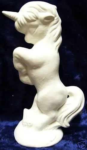 Ceramic Bisque Ready to Paint Unicorn Father Rearing