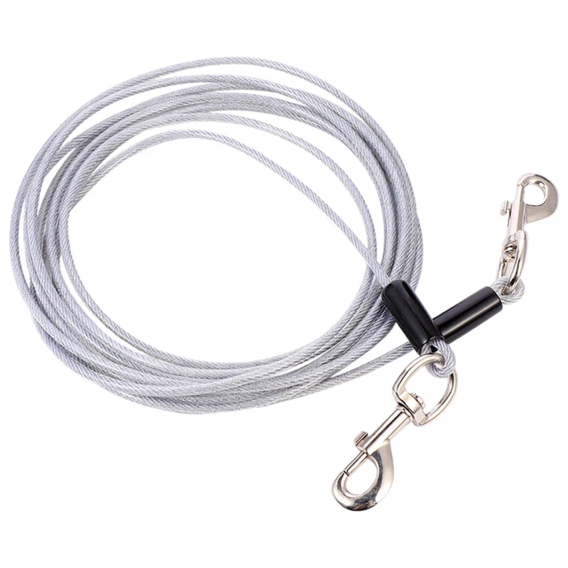 Stahldraht Binde Die Hunde Leine Kabel Zum Transport Von Haustieren Gürtel