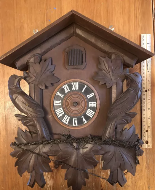 Black Forest Cuckoo Clock-Parts And Or Repair Only. Large