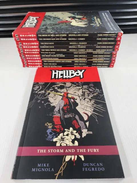 Hellboy Vol 1-12 TPB Graphic Novel lot  Mike Mignola