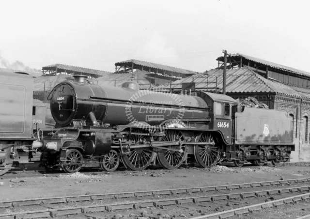 PHOTO BR British Railways Steam Locomotive Class B17 61654 at Doncaster in 1954