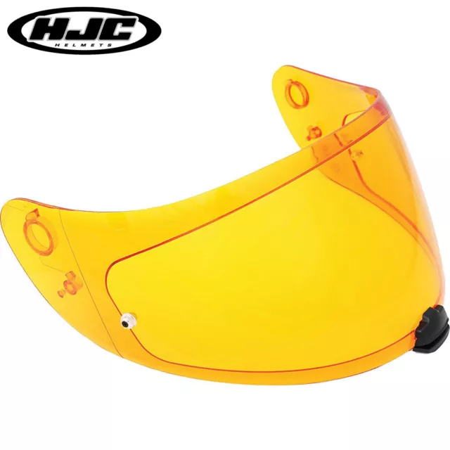 HJC HJ-20M Pinlock Ready Replacement Helmet Visor For C17 IS17 FG17 Amber Yellow