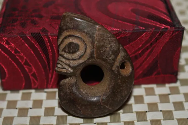 China Hongshan Culture Hetian Old Jade Carve Cicada Cicala Amulet Pendant