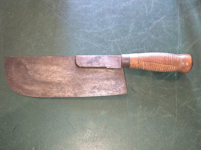 ANCIEN HACHOIR FEUILLE de boucher Zoomorphe ? EUR 13,50 - PicClick FR