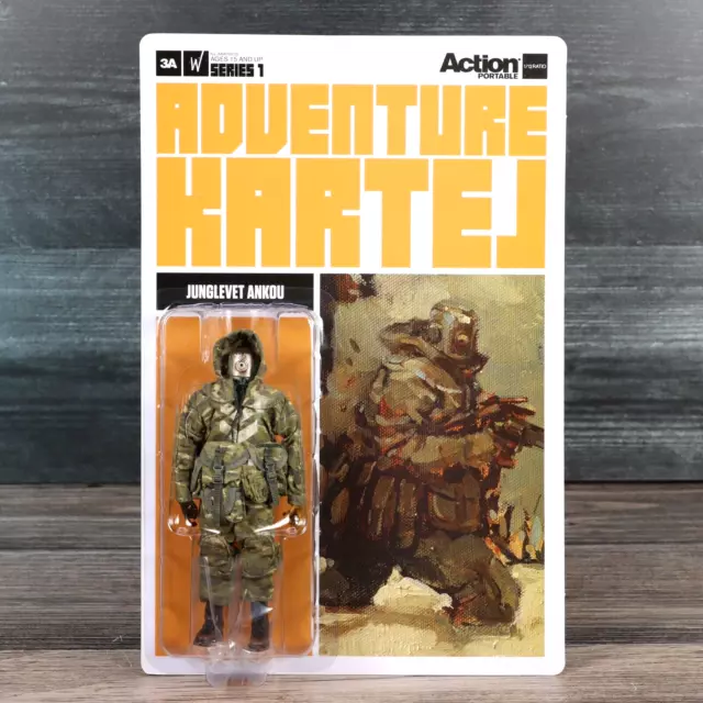 ThreeA 3A Adventure Kartel Johnson Ankou Figure Series 1 Ashley Wood 2014 Sealed