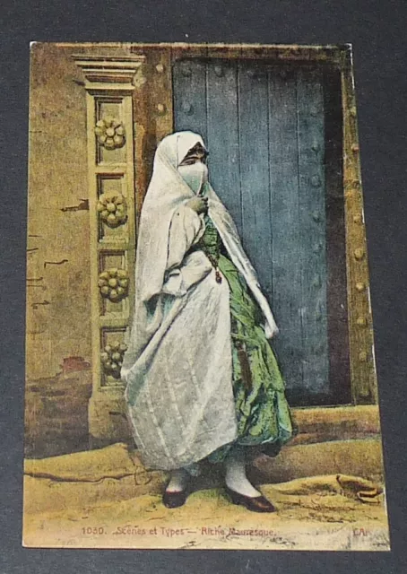 Cpa Carte Postale 1924 Colonie France Maroc Maghreb Afrique Riche Mauresque
