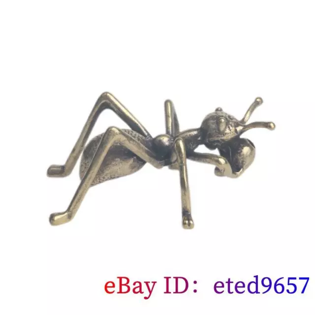 Brass Ant Figurines Gifts Copper Fengshui Collection Statuette Tea pet