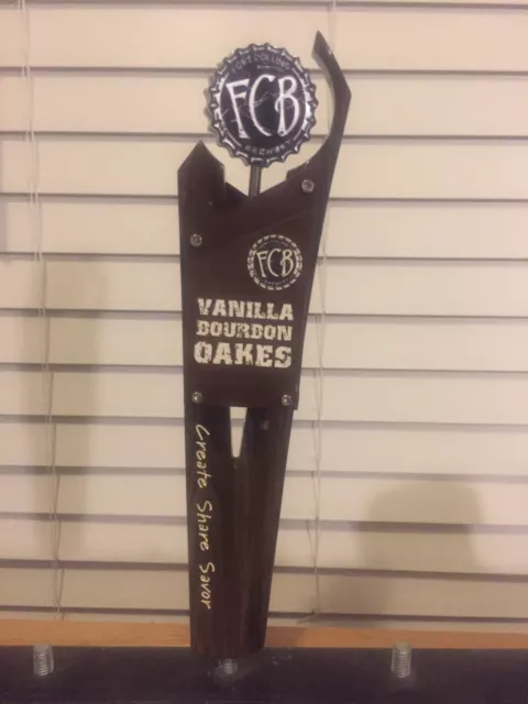 Fort Collins Vanilla Bourbon Oakes Beer Tap Handle FCB Colorado