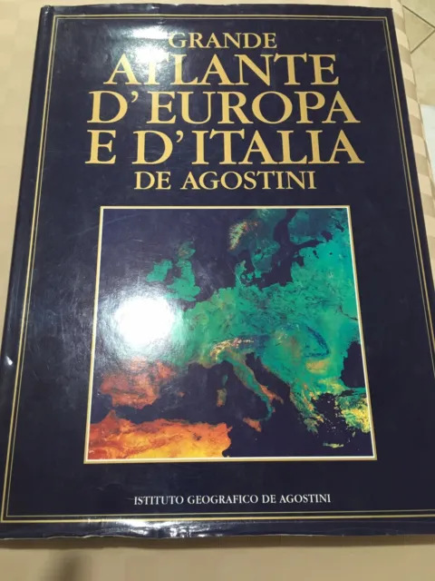 Grande Atlante D'europa E D'italia De Agostini  1994