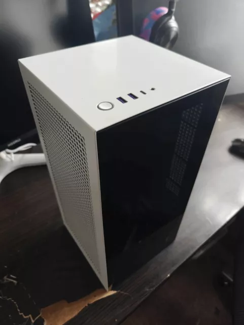 NZXT H1 Version 2 Mid Tower Case - White (‎CS-H11BB-UK)