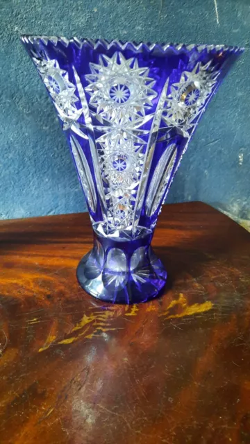 Kristallvase Schleuderstern Glasvase Vase