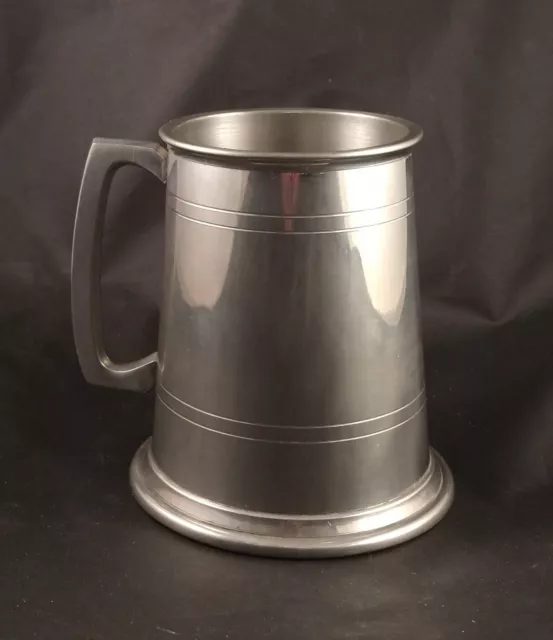 Vintage Pewter Tankard Pint Beer Ale Mug English Sheffield Barware