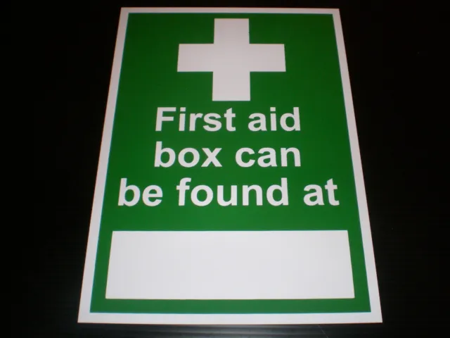 First Aid Box Can Be Found At Sign Or Sticker Choice Of Sizes Screen Printed