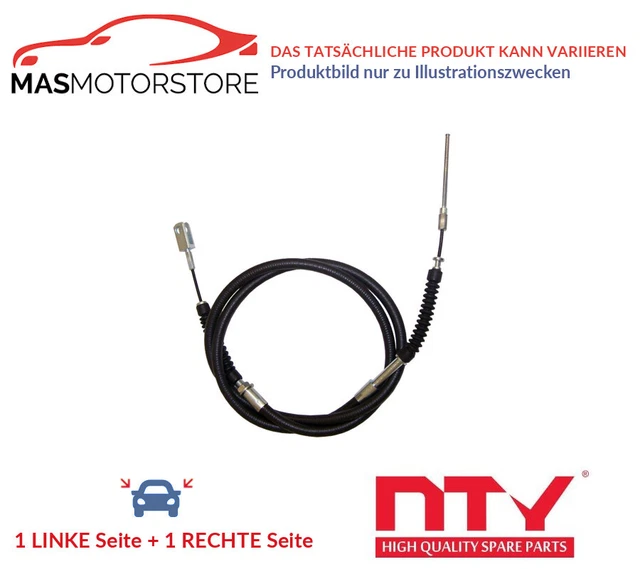 Handbremsseil Bremsseil Paar Hinten Nty Hlr-Vw-010 2Pcs V Neu Oe Qualität