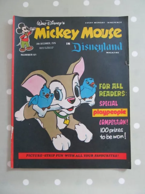Disney MICKEY MOUSE Sunday Comics ORIGINAL DRAWING + Proof Sheet—Morty's  First Opera, 1976