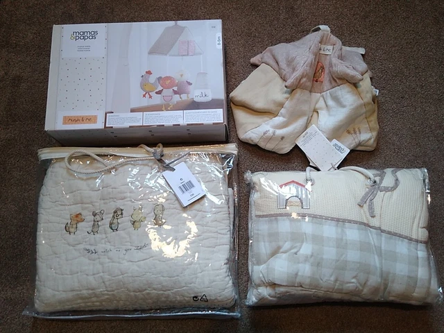 MAMAS AND PAPAS Cot Bedding Set Pink 2.80 PicClick UK