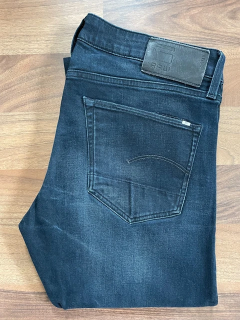 G-STAR 3301 SLIM Herren Jeans 36 / 34 w.NEU Dunkelblau W36 L34 Hose l