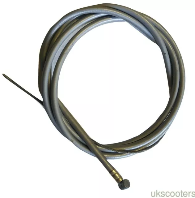 ukscooters VESPA FRICTION FREE FRONT BRAKE CABLE INNER AND OUTER GREY PX LML T5