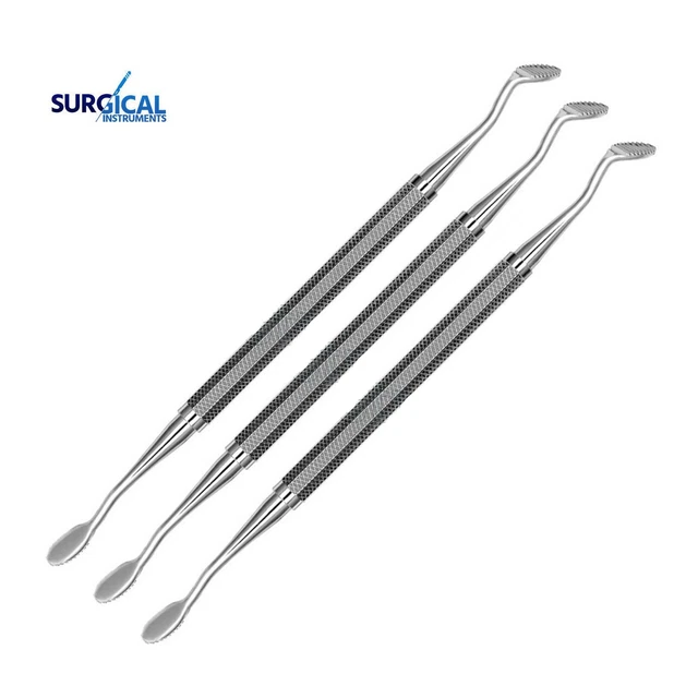 3 Pcs Bone File Howard #12 Medical Surgical Dental Instrument