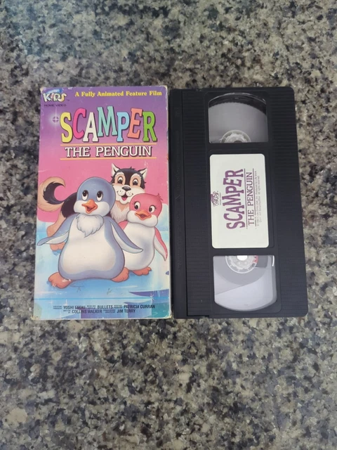 SCAMPER THE PENGUIN VHS Tape 1986 Children's Animated Movie - SHIPS ...
