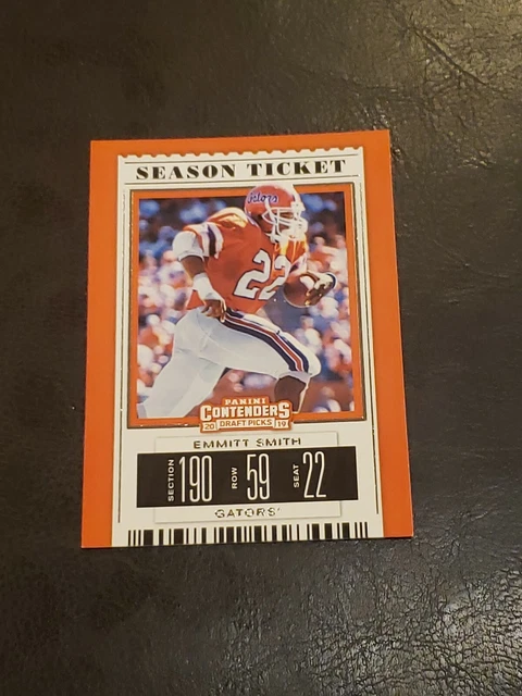 2019 Panini Contenders Draft Tickets Season Ticket #37 Emmitt Smith
