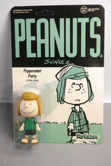 Peanuts ReAction  Camp Peppermint Patty Action figure Super7 -damaged