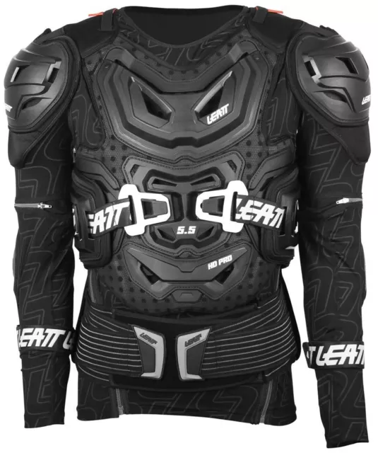 Leatt Body Protector 5.5 Adult Armour Pressure Suit Black Mx Motocross Enduro