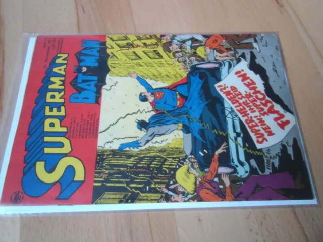 Superman Batman Nr.24 vom 24.11.1973 mit Sammelecke - Original Ehapa Comic TOP 3