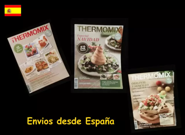 Lote de tres revistas originales Thermomix