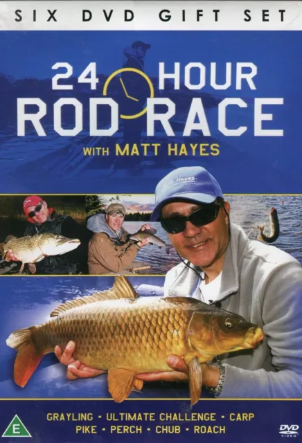 WHOLESALE JOB LOT 34 copies 24 HOUR ROD RACE MATT HAYES 6 DVD SET FISHING SHOPS