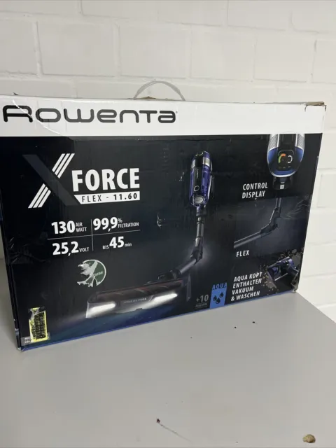 ✅ Rowenta X-Force Flex 11.60 Aqua RH9898WO, Stielstaubsauger Funktioniert ♻️